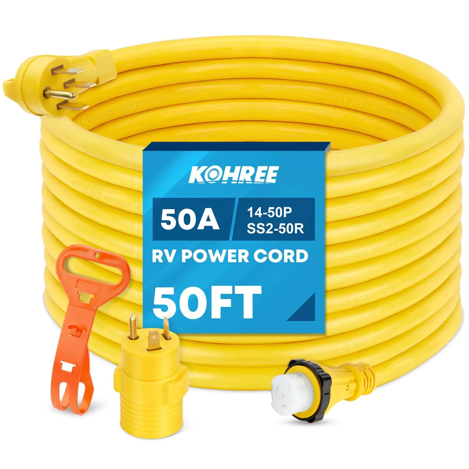 Kohree 50 amp RV extension cord 50 feet