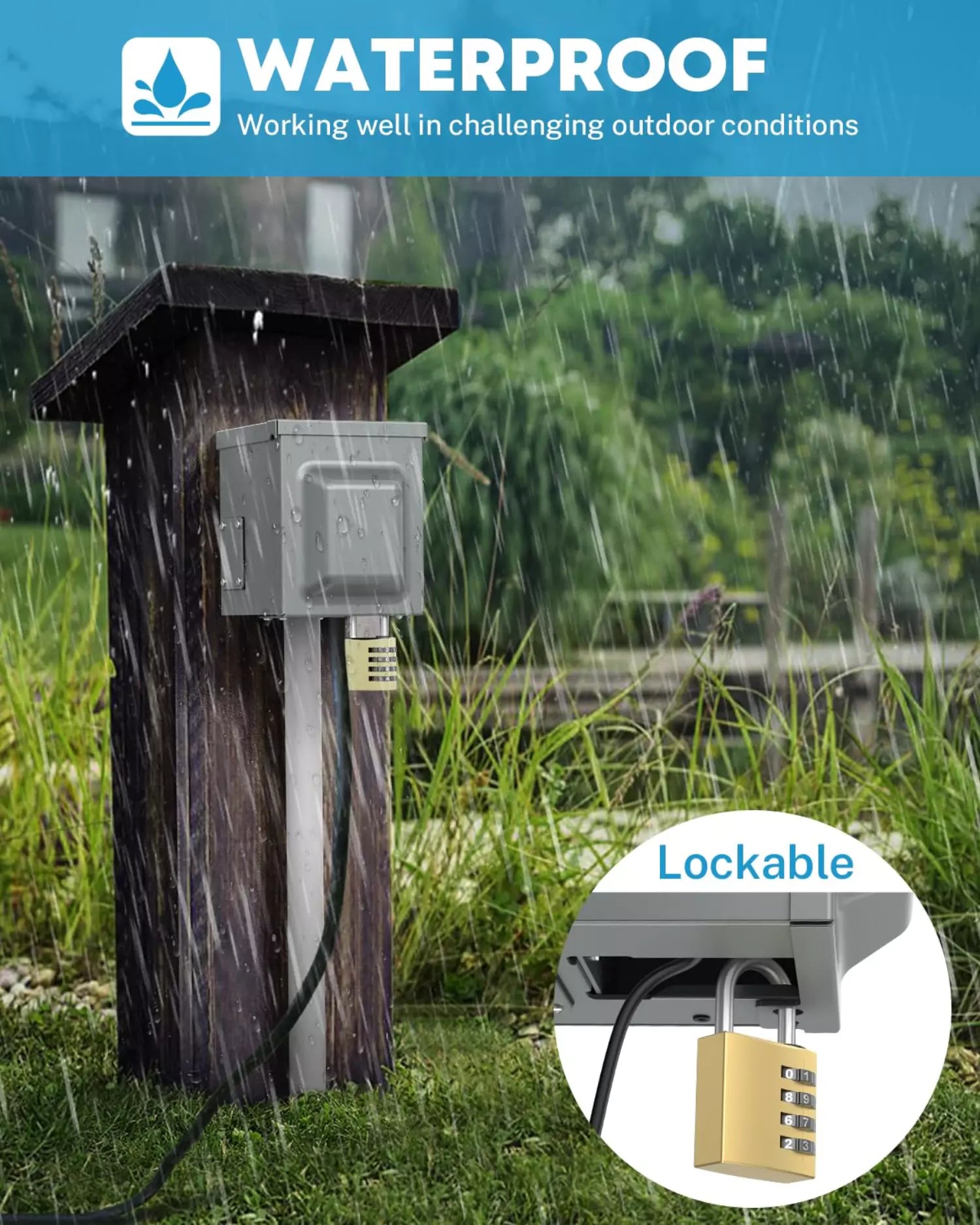 Waterproof box electrical outdoor