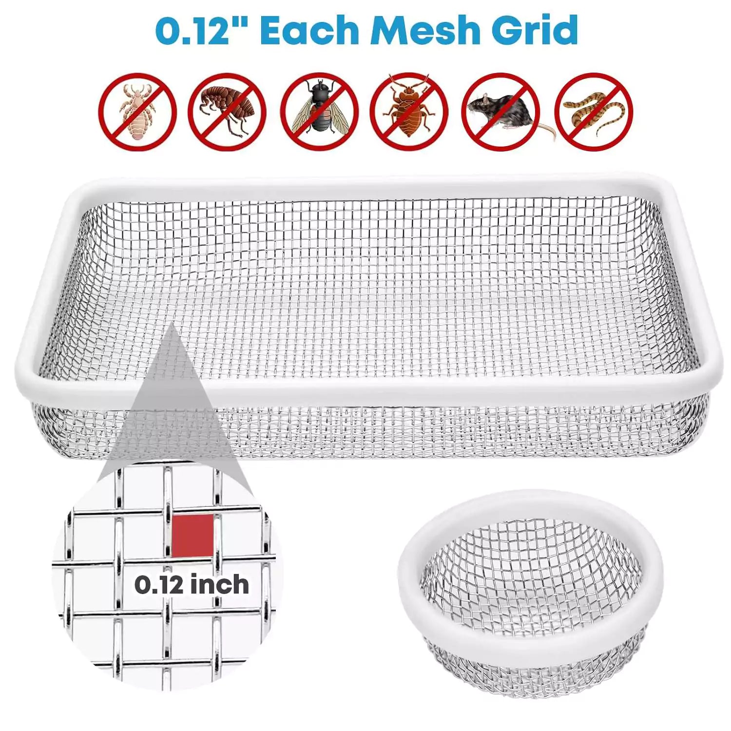 Kohree heater vent covers for RV with 0.12'' each mesh grid