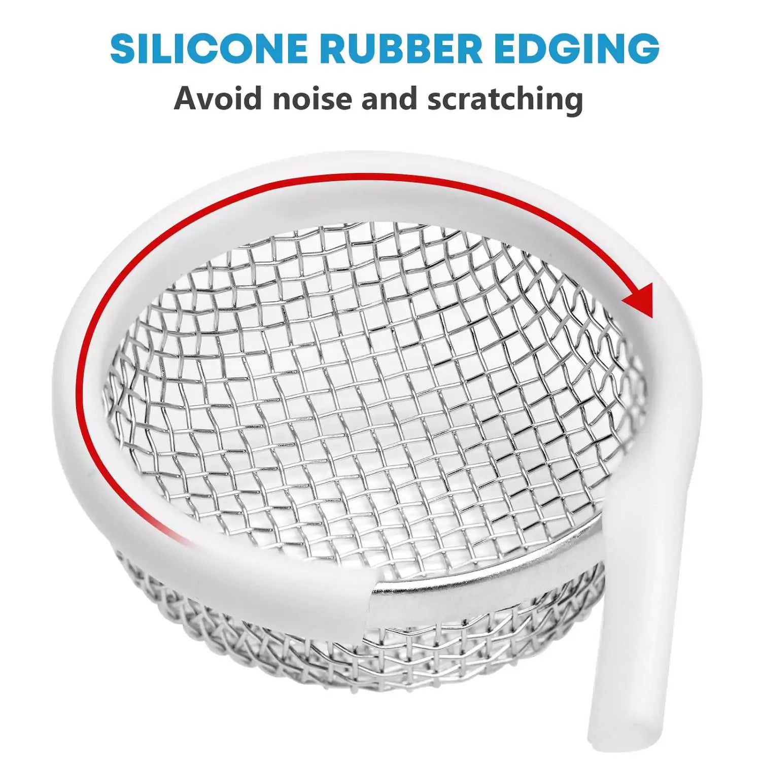 Silicone rubber edging insect screen for RV furnace