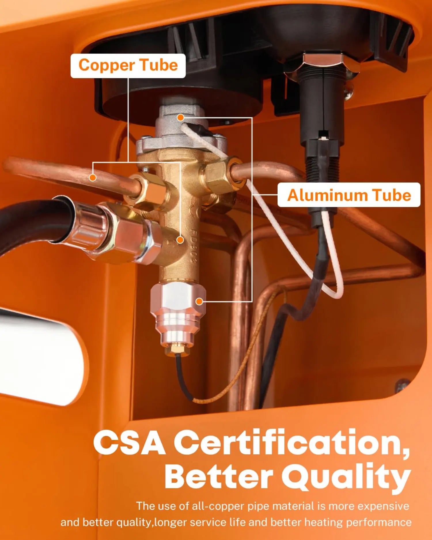 Kohree CSA certification inside propane heater