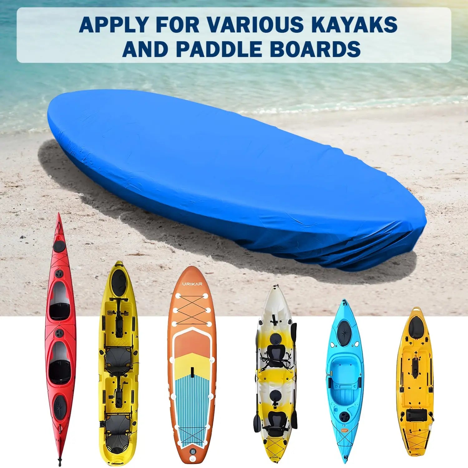 Apply for various kayaks and paddle boards