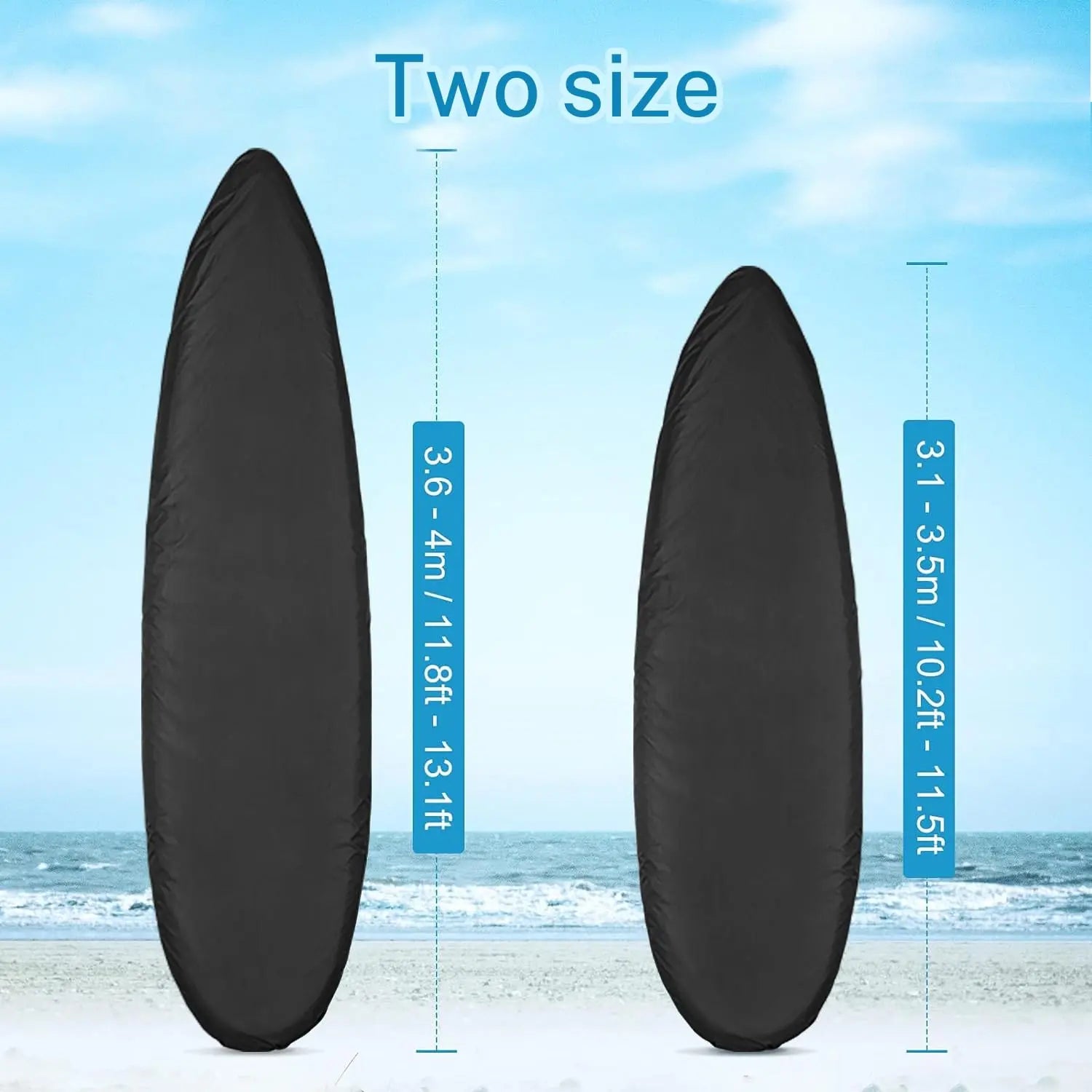 Kohree black kayak cover size