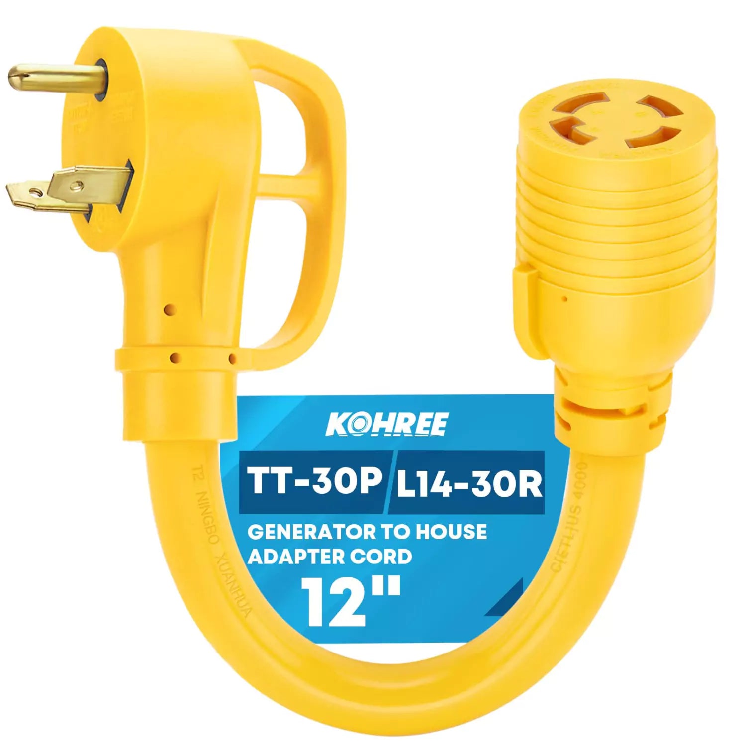 TT-30P to L14-30R power cord for generator