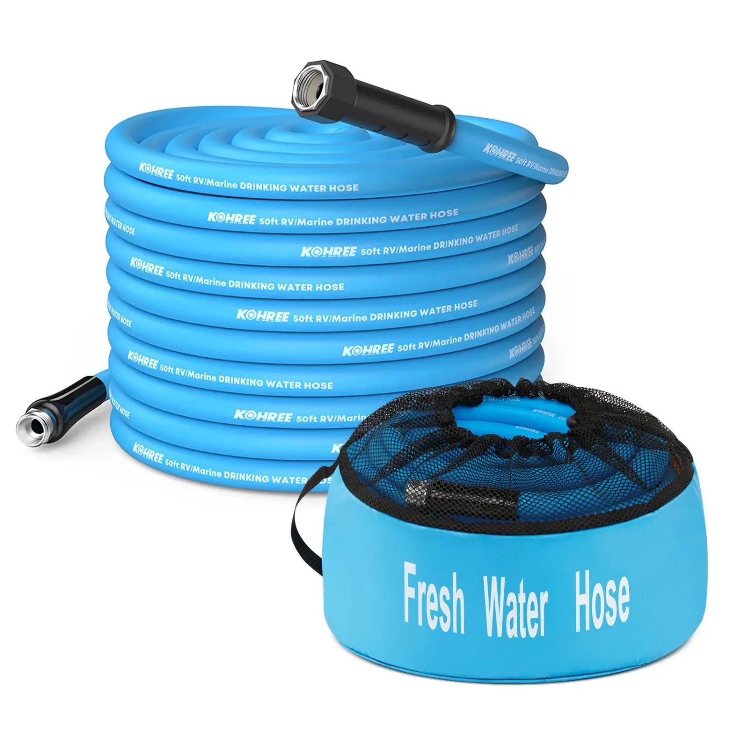 Kohree 50FT RV Water Hose with Storage Bag