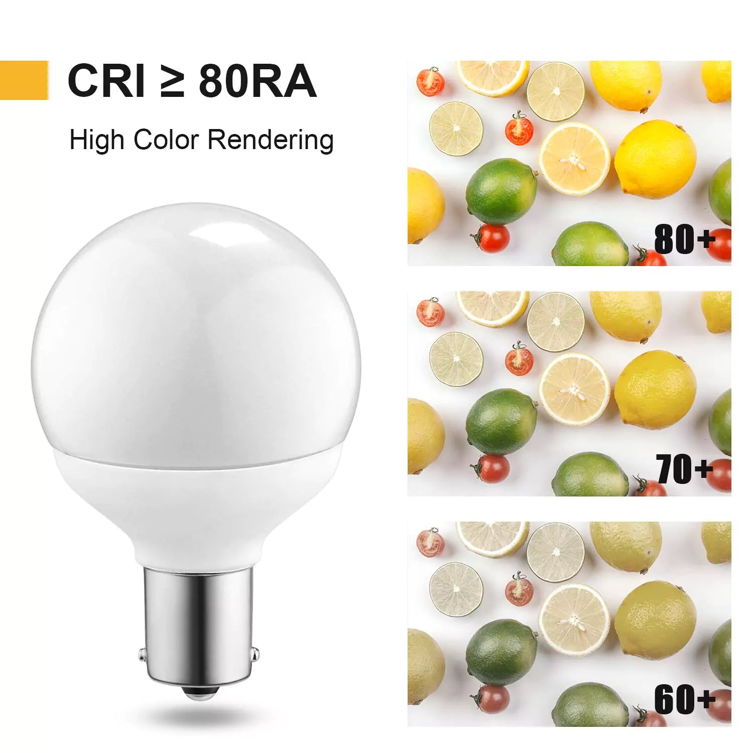 LED bulbs for RV lights CRI ≥ 80RA high color rendering