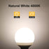 RV led light bulbs natural white 4000k