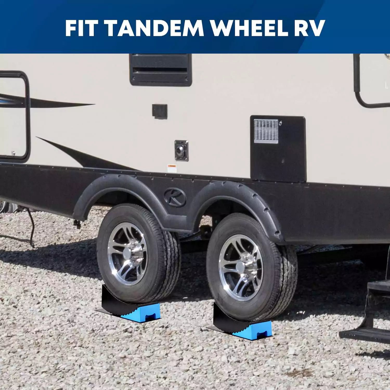 RV levelers blocks fit tandem wheel RV