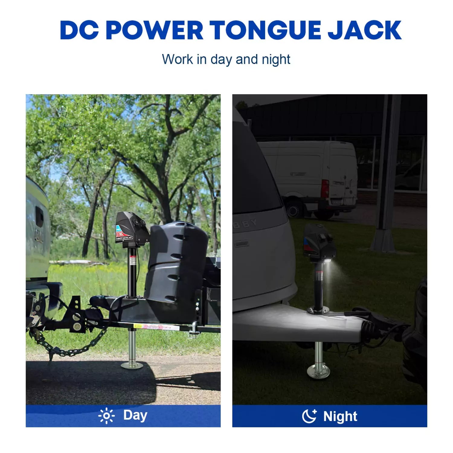 DC power tongue jacks