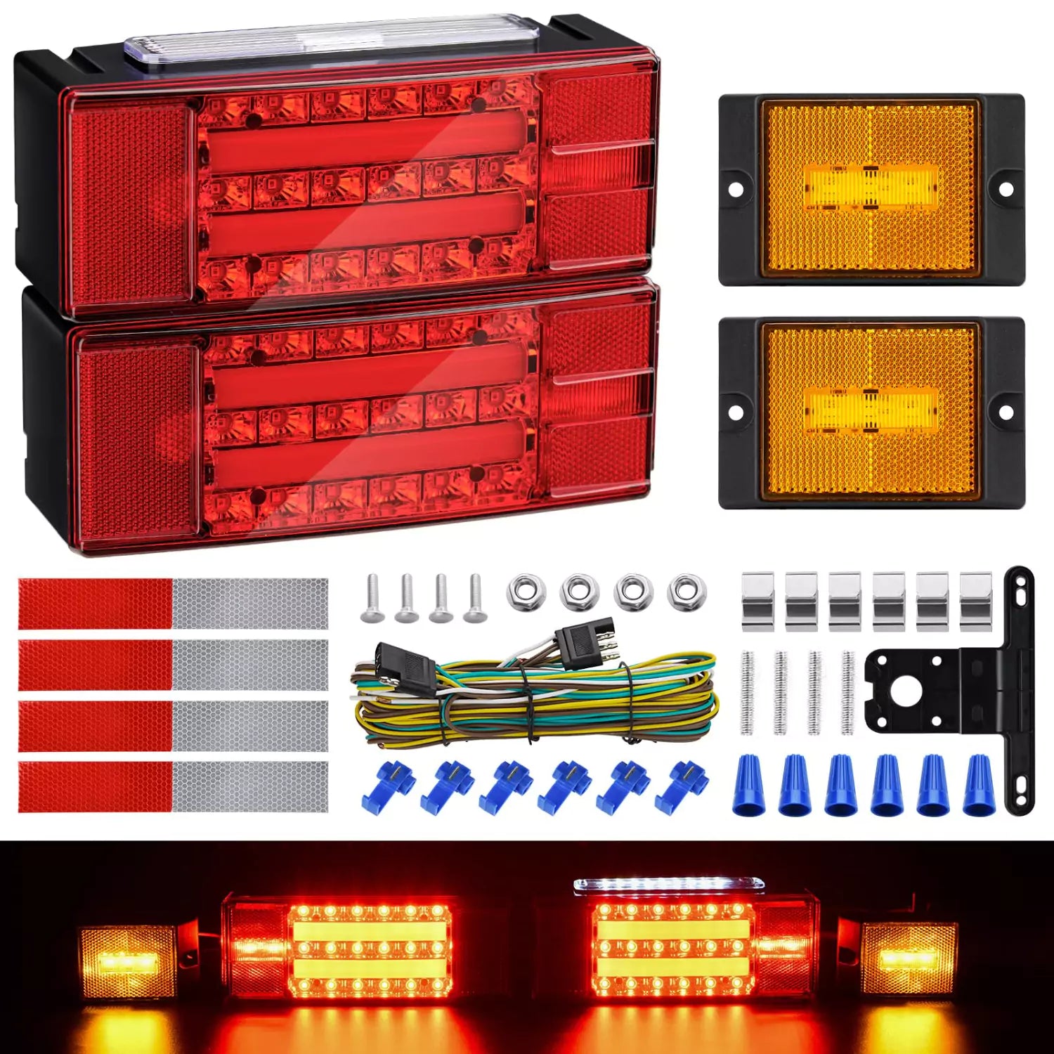 Submersible Led Trailer Light Kit