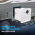Opening size for installation tankless water heater for motorhome
