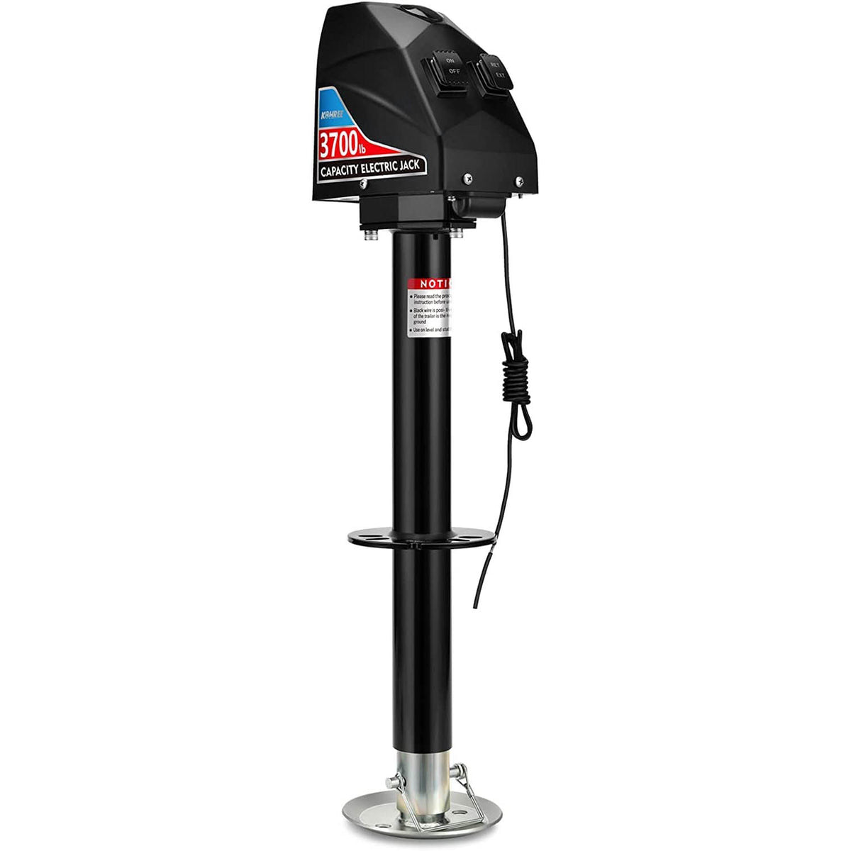 Kohree 12V Electric Trailer Jack | Lifts Up to 4000lbs with Ease